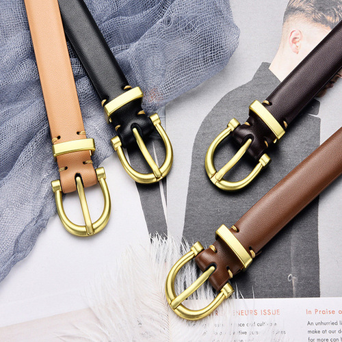 Ladies Belt Needle Fastener Fine Belt Korean Version Student Casual Simple Slimming Jeans Dress