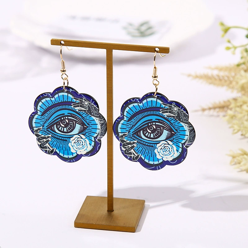 Высококачественные цветочные серьги в стиле онлайн в стиле знаменитостей, японские и корейские Цветочные круглые уникальные серьги, серьги в стиле ретро для женщин, мода