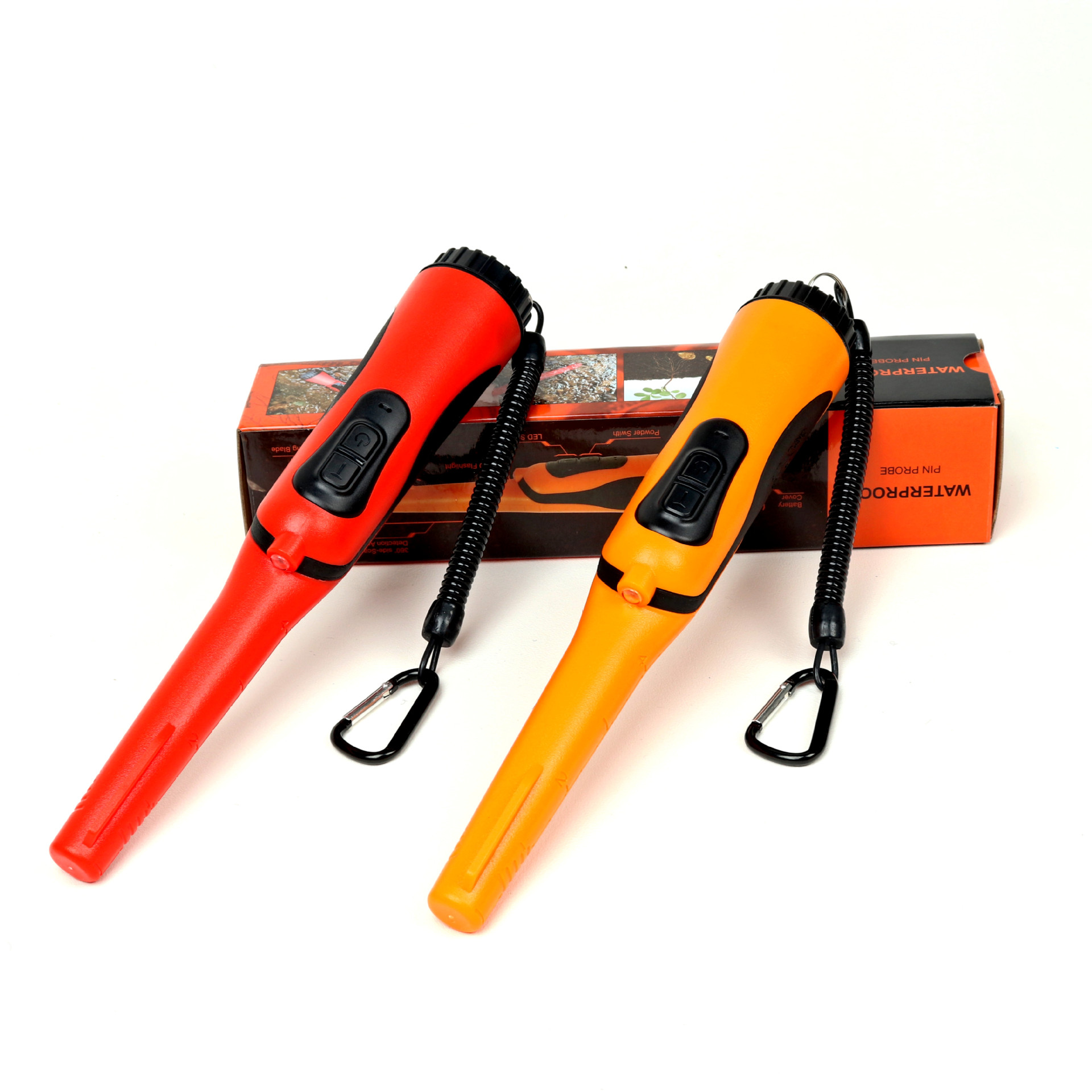 外贸新款手持金属探测器防水金属定位棒水下考古探宝金属探测器