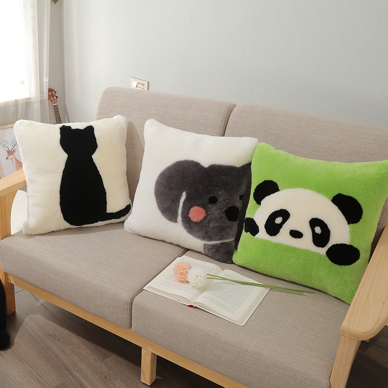 Cartoon sofa with animals