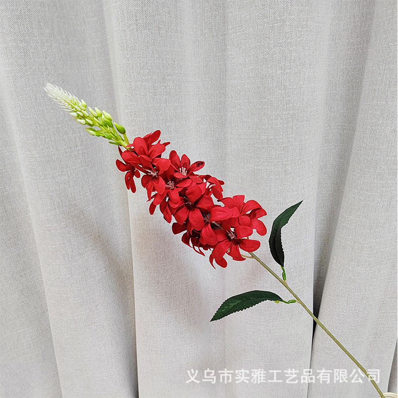 法式仿真风信子高枝金鱼草家居婚礼插花装饰紫罗兰花跨境热卖绢花|undefined