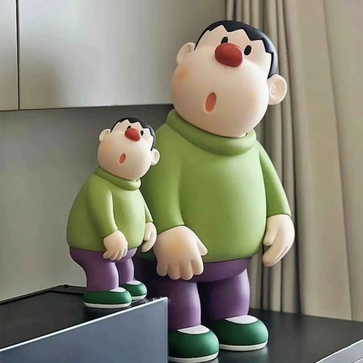 Doraemon куклы серии Fat Tiger Gi An Gi Gi Lan Fat Girl аниме модель ручной работы куклы подарок украшения