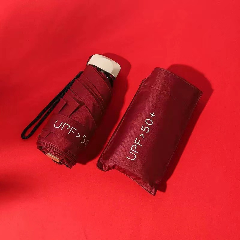 UPF50+迷你手机伞防紫外线口袋伞女遮阳折叠伞太阳伞便携遮阳伞女|undefined