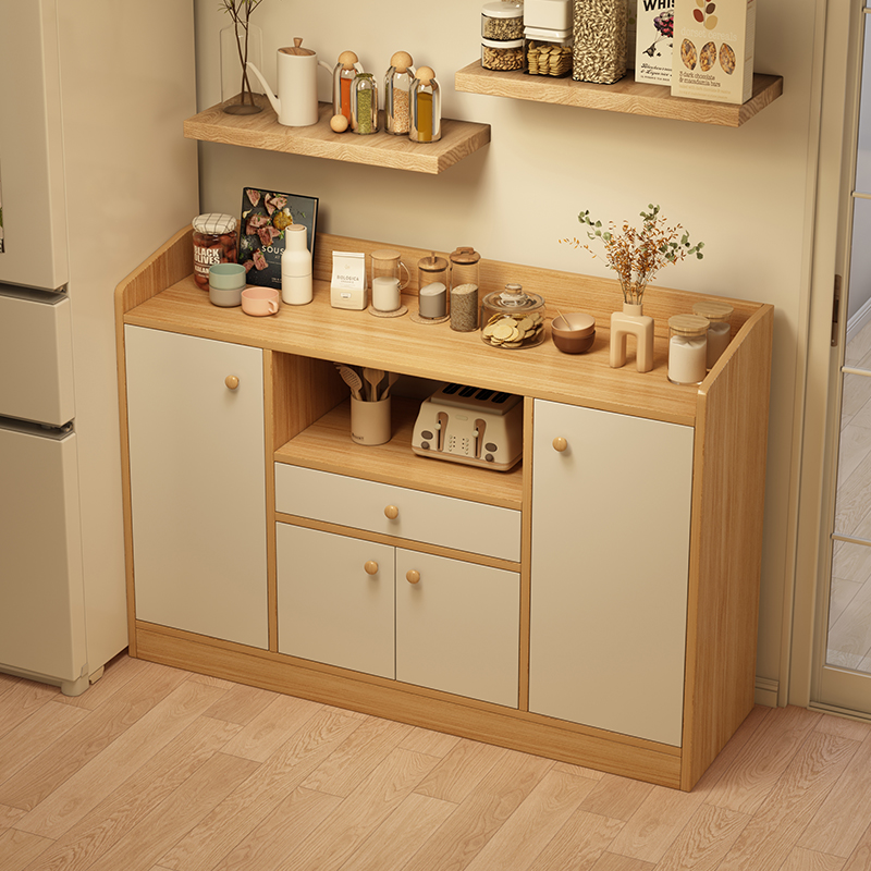 Armario de comedor, armario de almacenamiento, almacenamiento en el suelo, simple té, cocina doméstica, sala de estar, almacenamiento integrado contra la pared