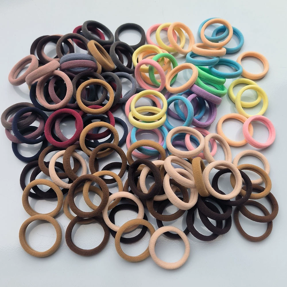 4 см однотонные резинки для волос в корейском стиле, цветные эластичные ленты, бесшовные кольца для полотенец, красочные веревки для волос, резинки для волос ярких цветов, резинки для волос