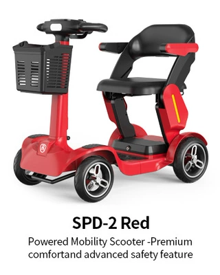 Qatlanan elektrik velosipedlər for the Elderly, Small - spd-2-red-36v21ah50-60km