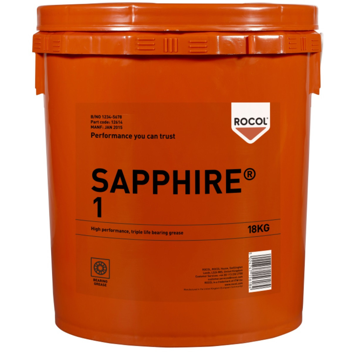 英国罗哥ROCOL Sapphire 1蓝宝石润滑脂1号多功能轴承润滑油脂