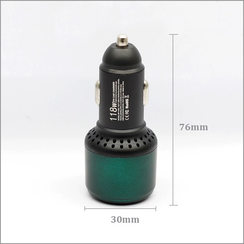 ONEGOL 120W автомобильное зарядное PD QC3.0 быстрая зарядка TYPE-C, зарядка для телефона и ноутбука