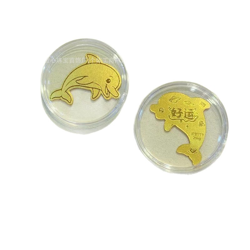 足金手机贴2mg新款足手工玫瑰花有钱花马上桃花创意活动礼品批发|undefined