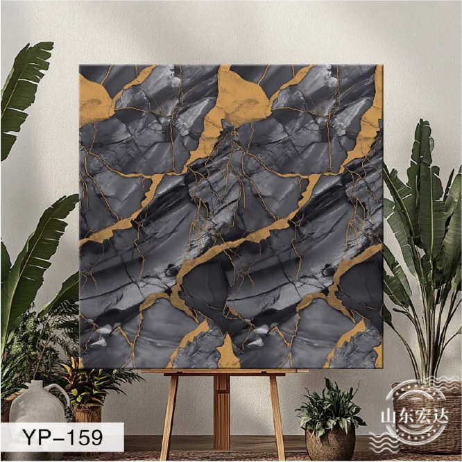 Azulejo de imitación mármol autoadhesivo adhesivo de pared sala de estar baño decoración de pared impermeable y a prueba de humedad con papel de aluminio