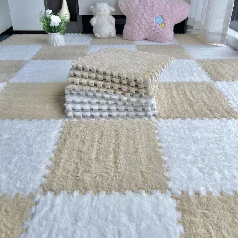 Alfombras de peluche dormitorio sala de estar gruesa almohadilla de arroz terraza mantas de cama balcón ventana flotante cojín cojín doméstico