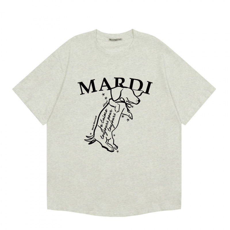 【カウンター品質】韓国マルディトレンドブランド半袖Tシャツリトルデイジードーマンプリントラウンドネックピュアコットンクロスボーダー|undefined