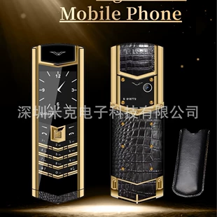 Мобильный телефон (Vertu Weitu V10) роскошный телефон для пожилых, кожаный дизайн, двухрегиональные цвета