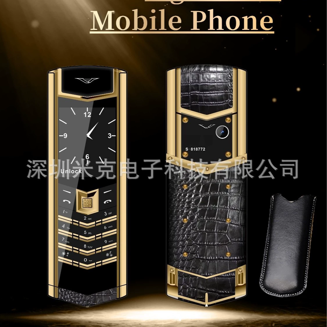Мобильный телефон (Vertu Weitu V10) роскошный телефон для пожилых, кожаный дизайн, двухрегиональные цвета