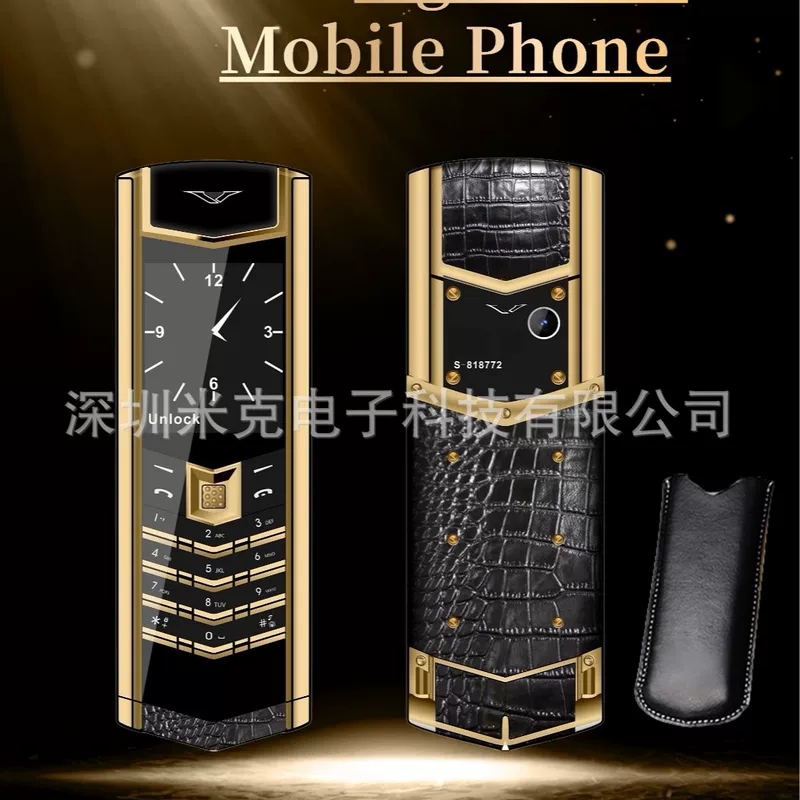 Мобильный телефон (Vertu Weitu V10) роскошный телефон для пожилых, кожаный дизайн, двухрегиональные цвета