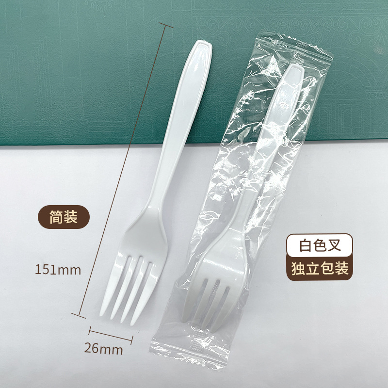 Horquilla gruesa blanca