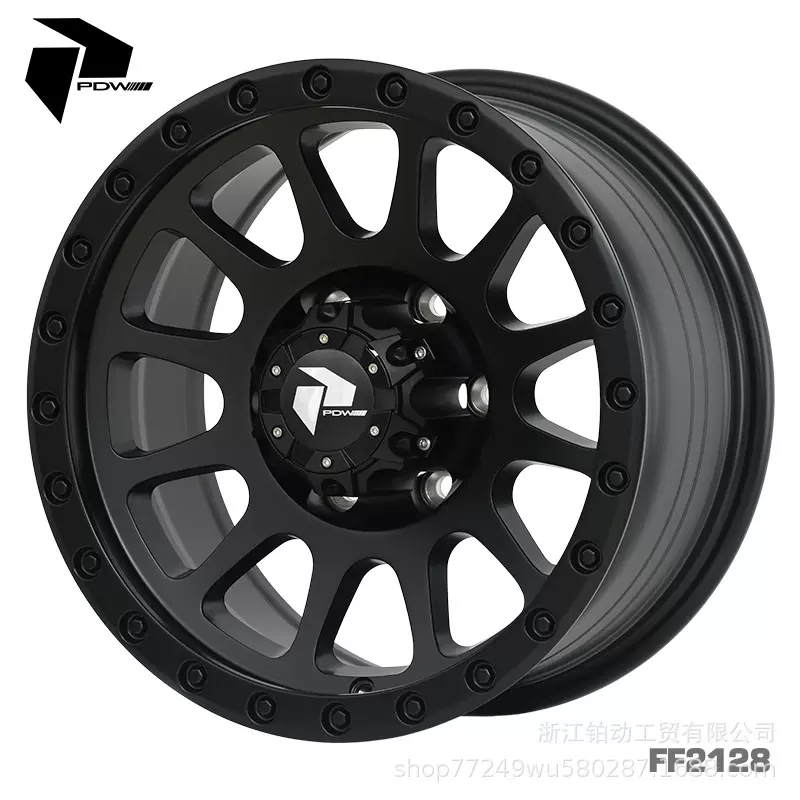 PDW高载荷旋压16寸拖挂房车铝合金轮毂轮胎配套澳洲越野房车轮毂