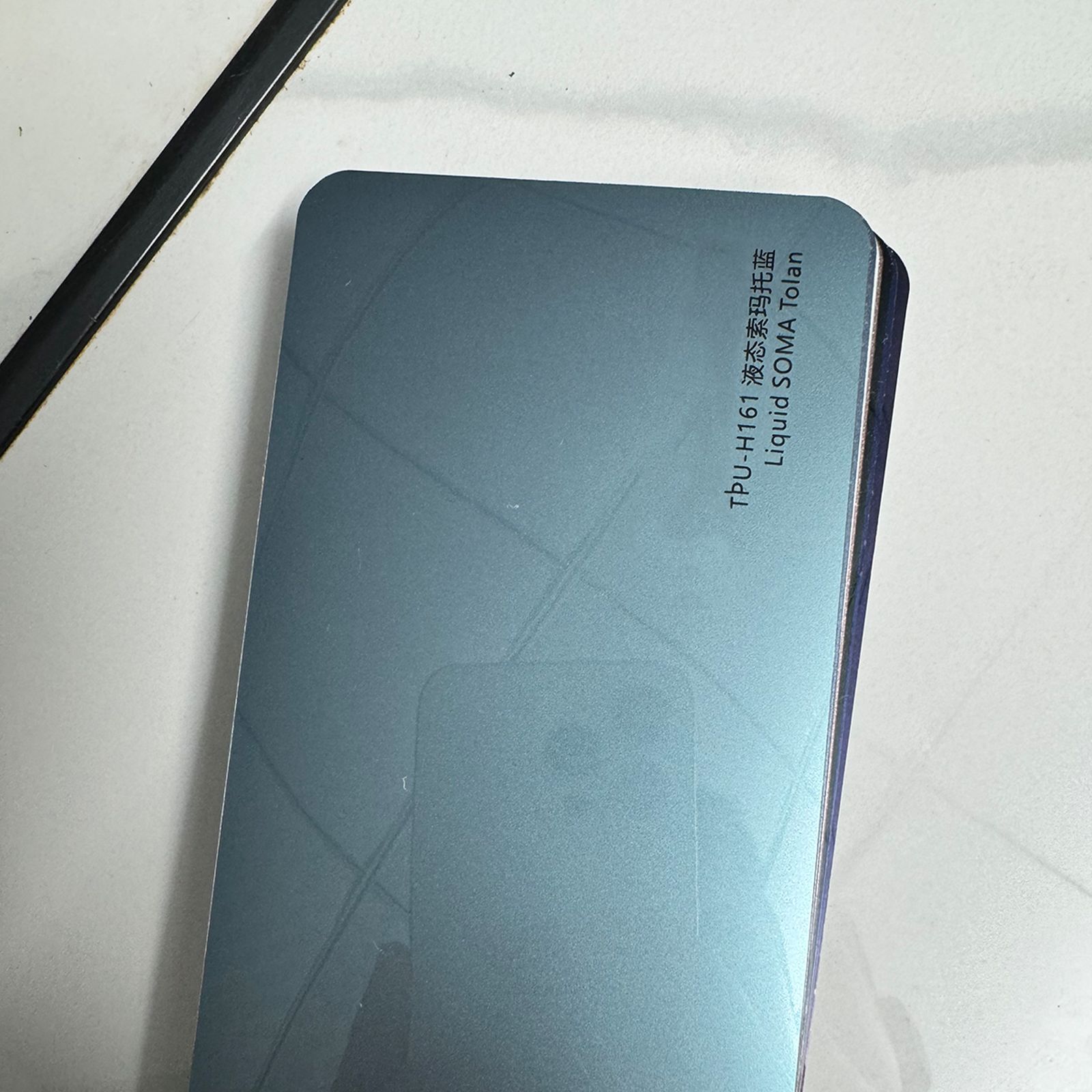 Apple Green for Tesla: Tesla Car paint protective film - tpu-liquid-somato-blue-tesla-cybertruck-dedicated-car-cutting