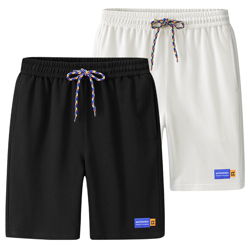 Men's Cotton Shorts, Large Size Sweatpants, Summer Thin Breathable Basketball Shorts, Running Sports Shorts, Casual Mid-Length Shorts