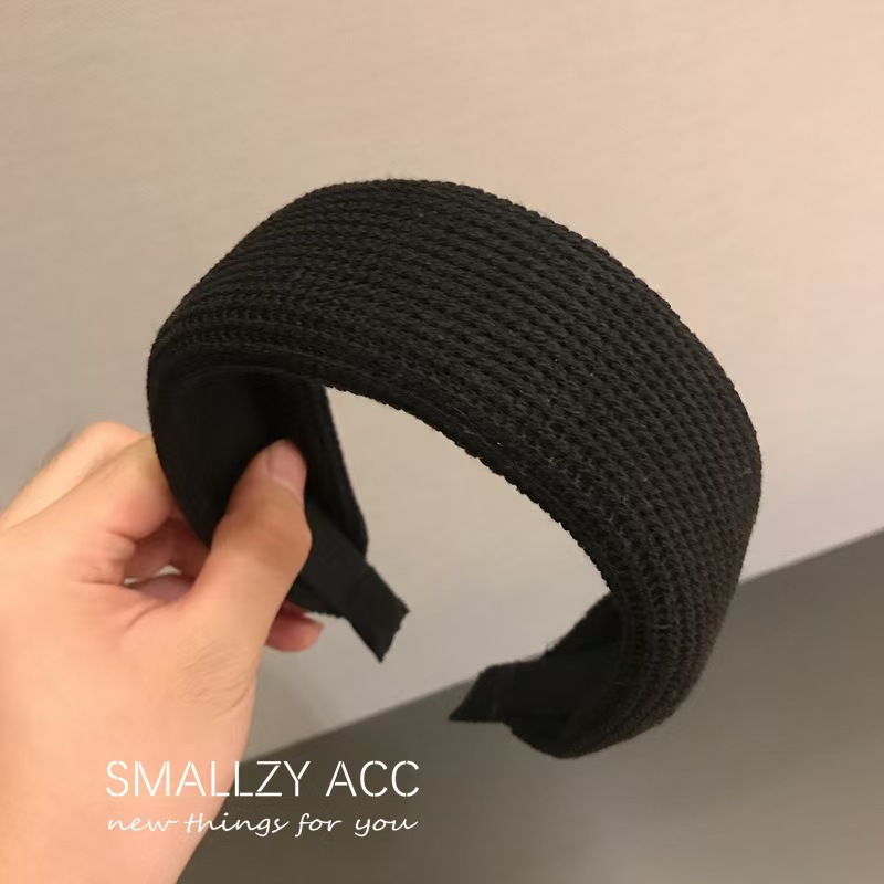 Otoño y invierno Meilade coreano retro estricto esponja cabeza de banda nueva variedad de terciopelo alto cráneo ancho banda de cabello mayorista