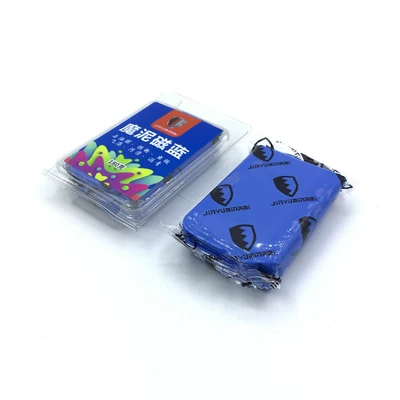 Supply jinjinmi magic mud magnetic soil removing car paint oxide layer iron powder volcanic mud Magic Mud Blue desludge (Car cleaning tools) - blue