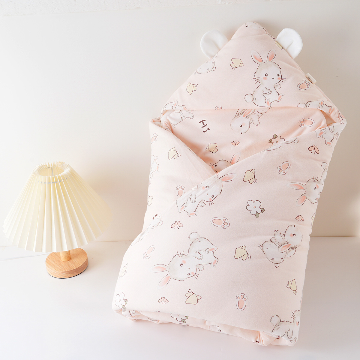 Pink cute rabbit [thick cotton about 750 grams]