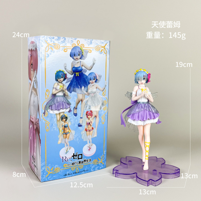 初音未来手办动漫水冰月美少女蕾姆花嫁穹妹二次元公仔模型摆件批|undefined