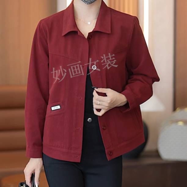 时尚水洗牛仔短外套女2025秋季新款宽松显瘦纯色百搭洋气夹克上衣|undefined