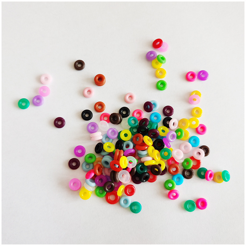 O型圈皮圈手链定位圈珠宝首饰止滑周生手绳橡皮圈硅胶隔片防滑