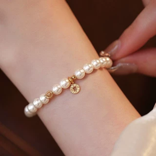 日进斗金施家珍珠手链女新中式转运珠轻奢小众精致国风高级感串珠