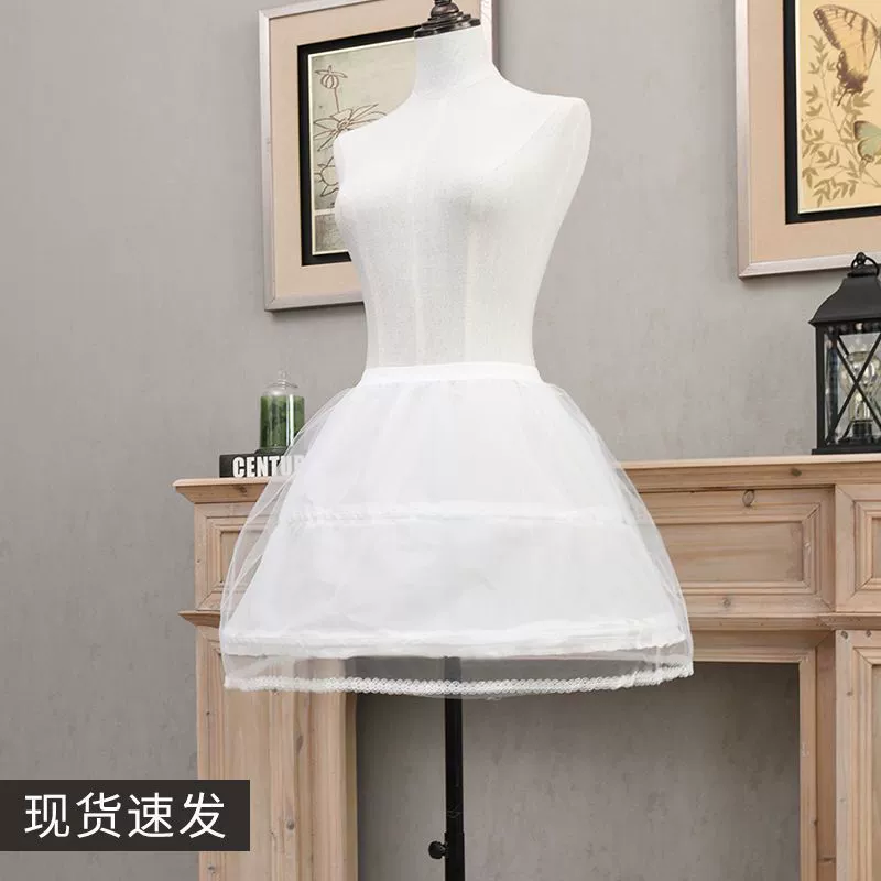 Юбка-скоба Лолита Жестокая рыбья кость-скоба Регулируемый цветок Кармен Daily Puff COS Petticoat All-Match