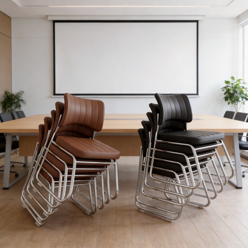 Office Chair, Conference Room Chair, Home Comfortable Chair for Long Sitting, Backrest Chair, Company Employee Training Chair, Game Room Chair