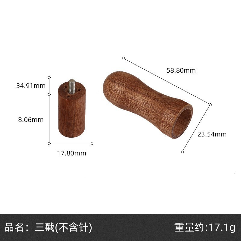 羊毛フェルトスタンパー（針付きウッドカラーウッドスタンパー） 手芸用フェルトニードルペン 木製パンチニードルホルダー|undefined