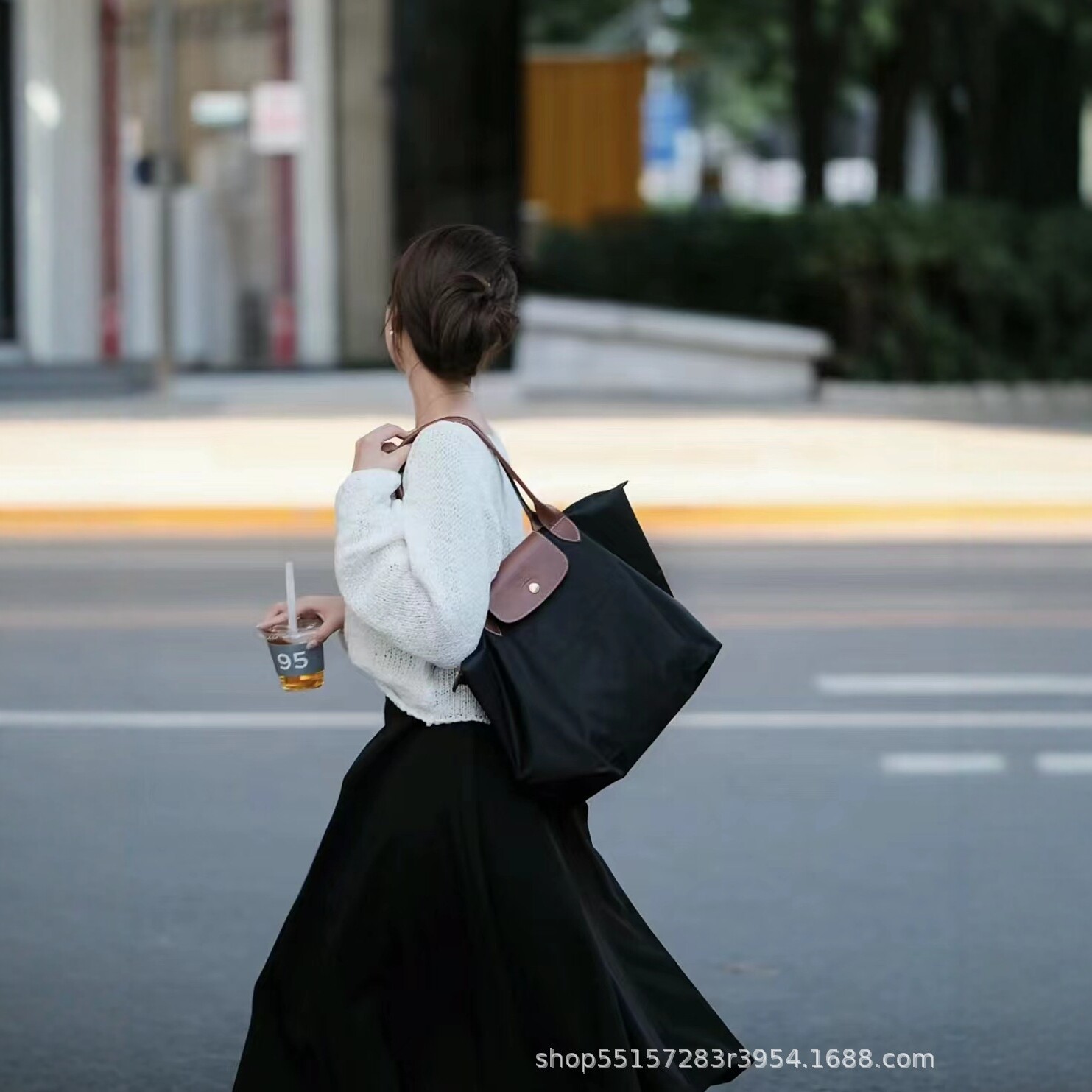 2026 New Waterproof Nylon Tote Bag For Women, Large Capacity Handbag Shoulder Bag, Simple & Fashionable Commuter Dumpling Bag - Thumbnail 2