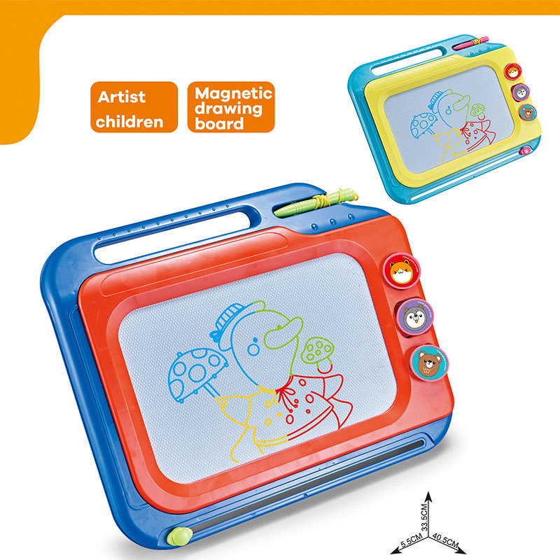 Puzzle infantil transfronterizo magnético tablero de dibujo de color borrable tablero de graffiti magnético de color escritura tablero de aprendizaje juguete