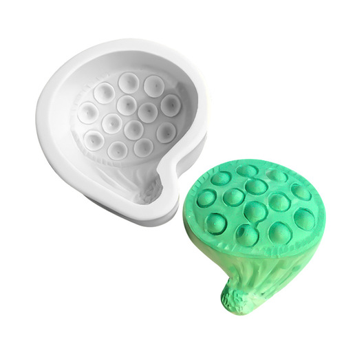 Chinese style lotus lotus silicone mold lotus leaf lotus pod chocolate fondant cake decoration mold baking tool