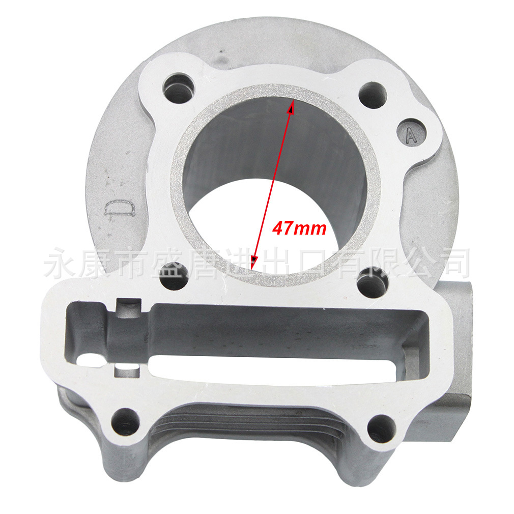 GOOFIT 47mm large diameter cylinder kit fit GY6 80cc 139QMB ATV scooter go kart