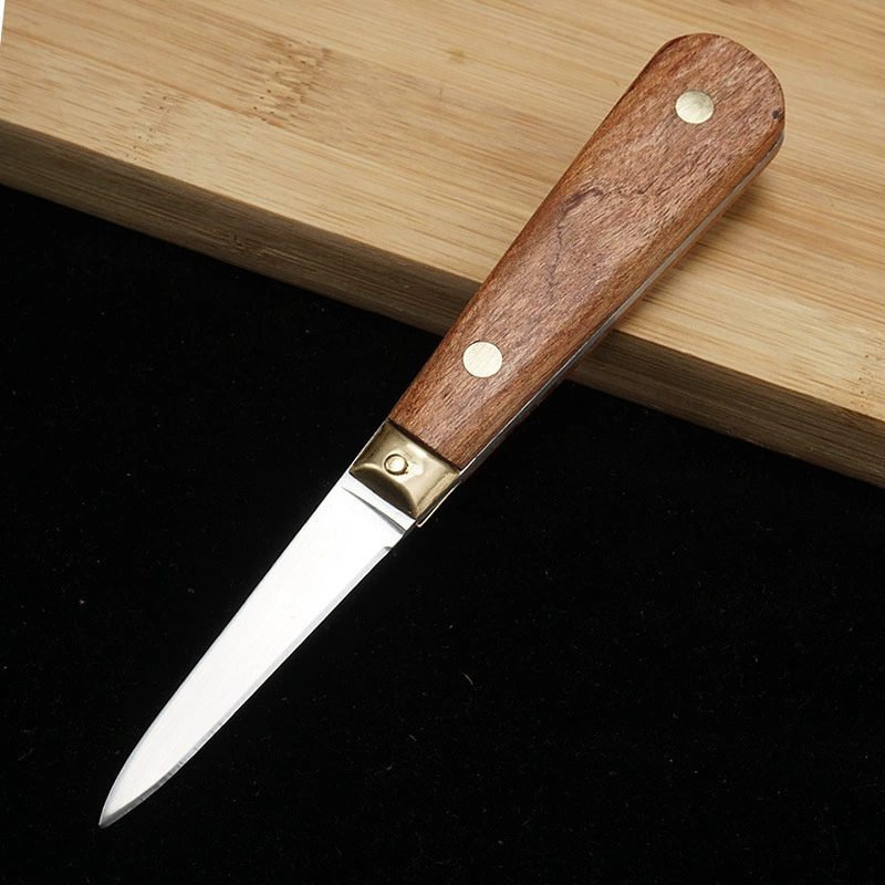 Нож для устриц с рукоятью из rosewood, открывающий ракушку, инструмент для бытового использования на гриле, нож для чая, открывает больше товаров