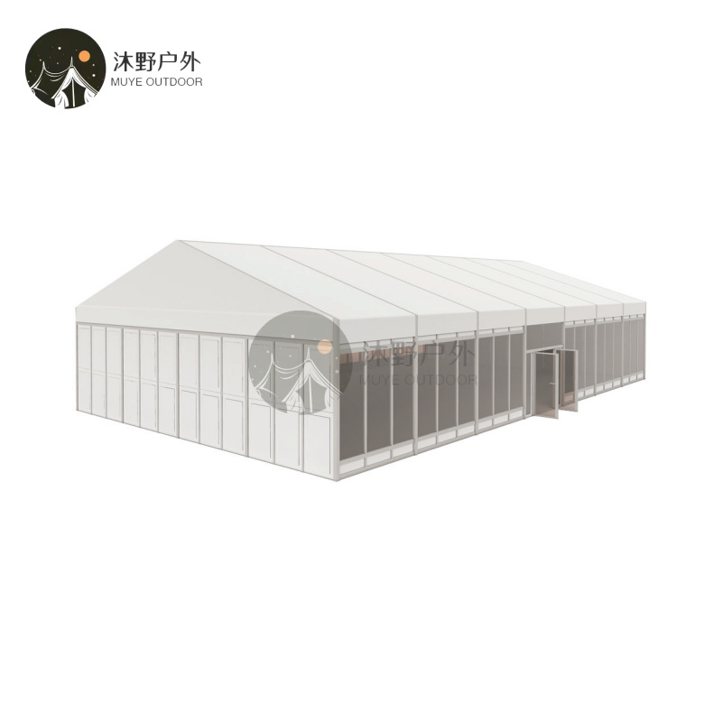 Muye tienda de aleación de aluminio al aire libre tienda de boda tienda industrial simple gran tienda de exhibición de almacenamiento