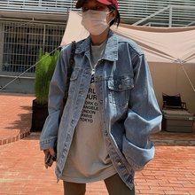 牛仔外套女春季ins新款学生外穿开衫中长款宽松甜酷韩版潮流衣服