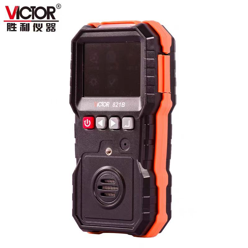一氧化碳检测仪VC821B可燃气体彩屏检测仪四合一气体检测仪VC822B