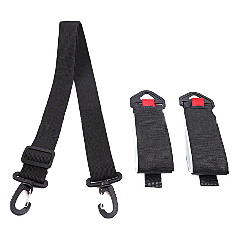 Spot correa de esquí correa de fijación de tabla de snowboard doble portátil correa de trineo correa de trineo ajustable correa de trineo transfronterizo