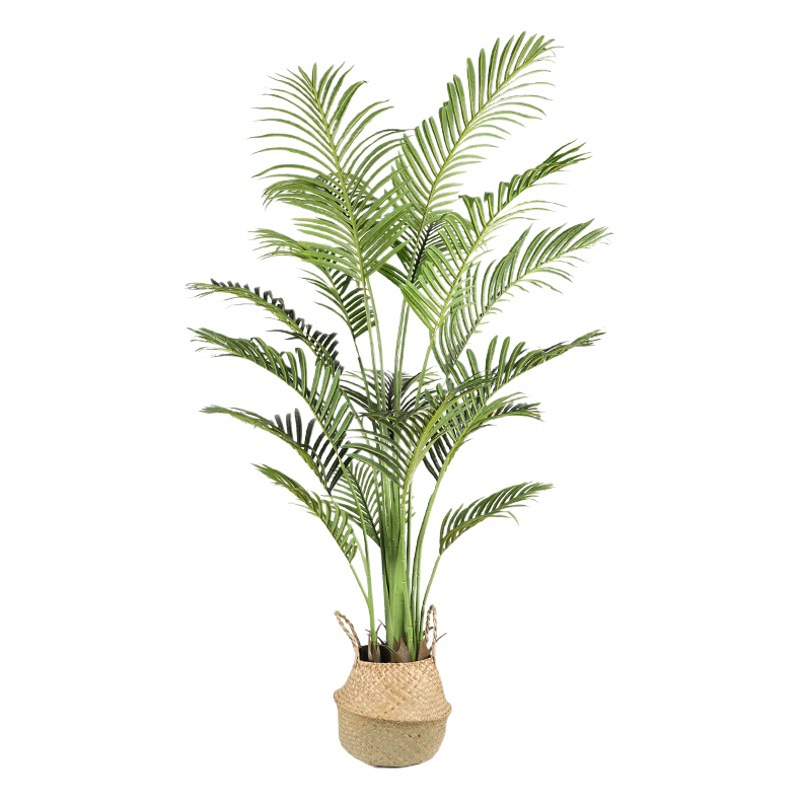 Simulación de estilo europeo de decoración de paisajismo de plantas Simulación de girasol de cola suelta interior y exterior árbol falso planta verde decoración de adorno en maceta