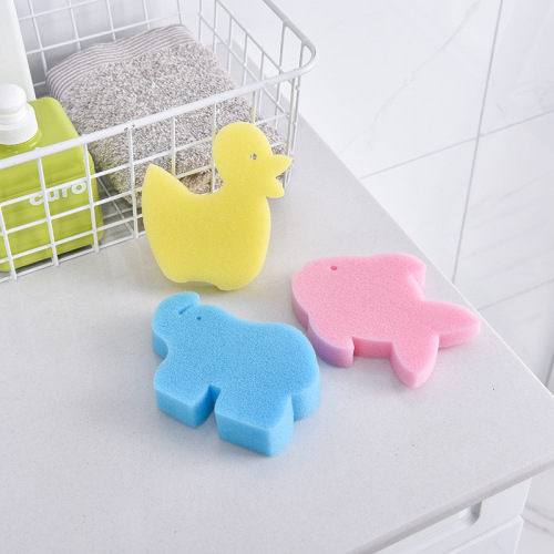 Baby bath sponge mat hanging newborn bath artifact anti-slip bath mat can sit and lie down baby bath lying support