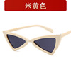 Fashionable brand sunglasses, trend glasses with bow, cat's eye