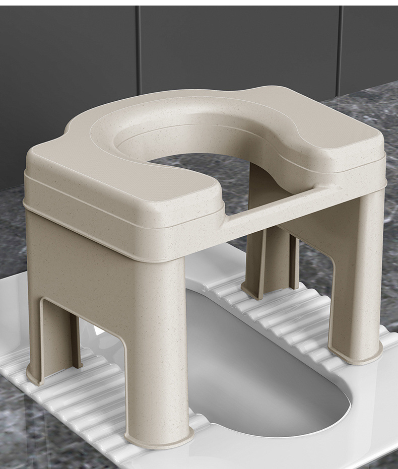 Children's squat toilets and toilet bowls have been replaced with toilet chairs. Pregnant women use toilet stools. Anti-slip, simple and thickened toilet stools for the elderly undefined