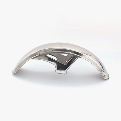 Motorcycle Fender Matte Silver Rear Shock-Absorbing