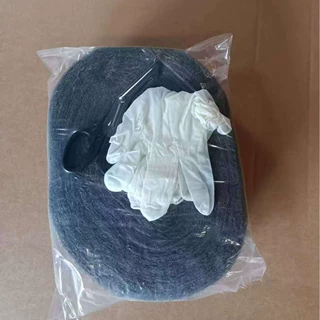 定制钢丝棉防老鼠填充缝隙配剪刀手套下水道防老鼠咬堵塞钢丝绒