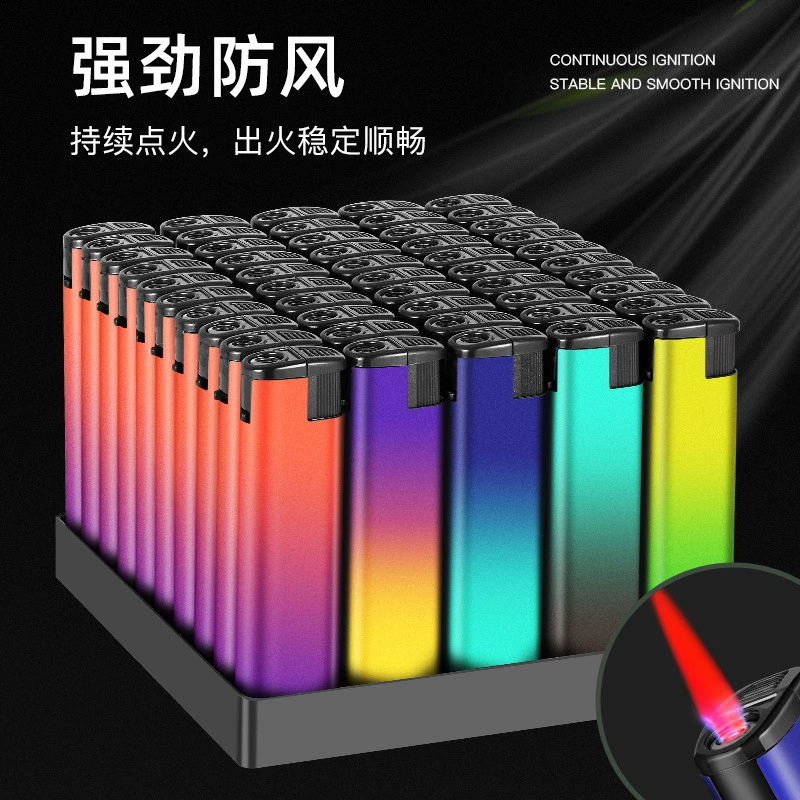 Бытовая ветрозащитная Зажигалка на 50 личностей, круглосуточный магазин оптом, обычная одноразовая креативная зажигалка, супермаркет Отель