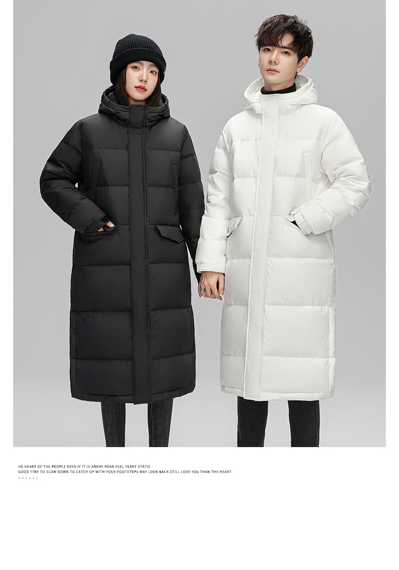 Men's Down Jacket Men's Mid Length Thick Warm Winter Coat_voghion.com